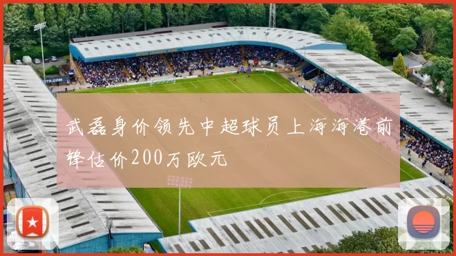 武磊身价领先中超球员上海海港前锋估价200万欧元